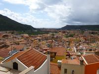 Bosa - Blick über die Dächer der Stadt