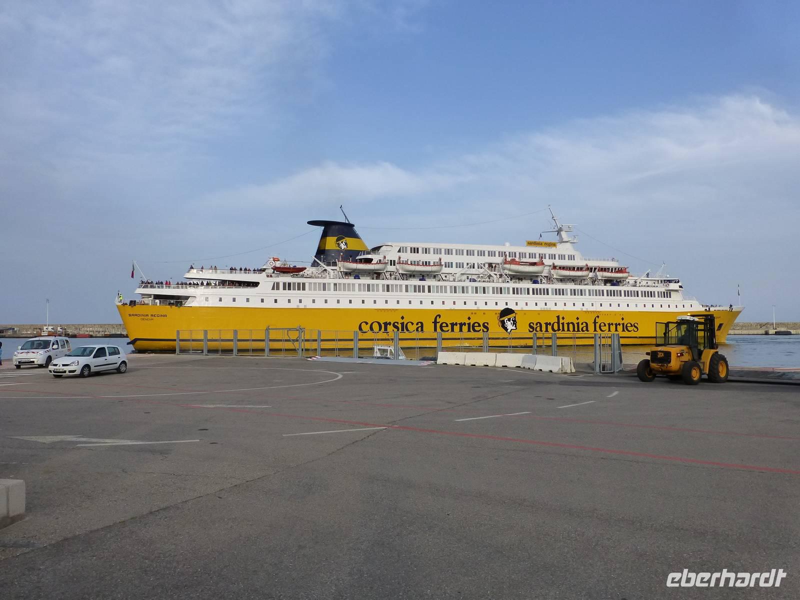 Bastia - unsere Fähre nach Savona