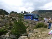 Niolo - Bus fährt über Golobrücke