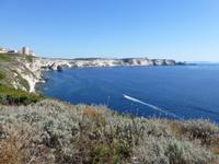 Bonifacio - Blick entlang der Küste