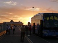 Livorno - unser Schiff fährt ein