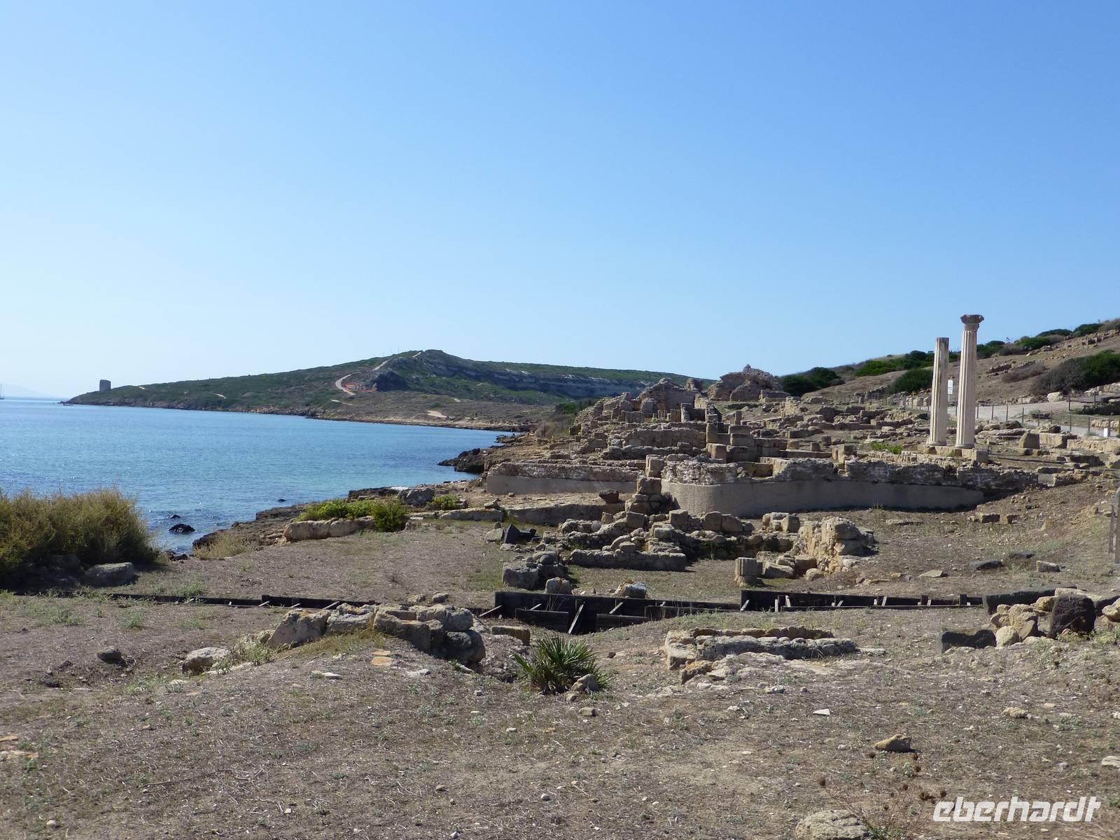 Tharros - Blick zur Meerseite der Halbinsel Sinis