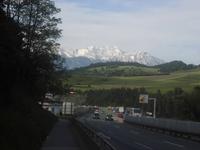 Blick an der Europabrücke