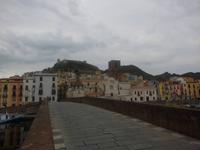 Altstadt von Bosa über Ponte Vecchio