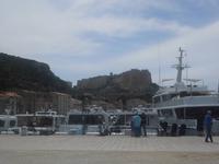 Bonifacio Altstadt vom Hafen aus