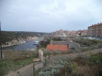 Bonifacio Altstadt von der Zitadelle aus