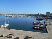 Alghero (Blick von der Festungsmauer auf den Hafen)