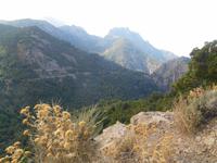 Straße oberhalb der Spelunca-Schlucht