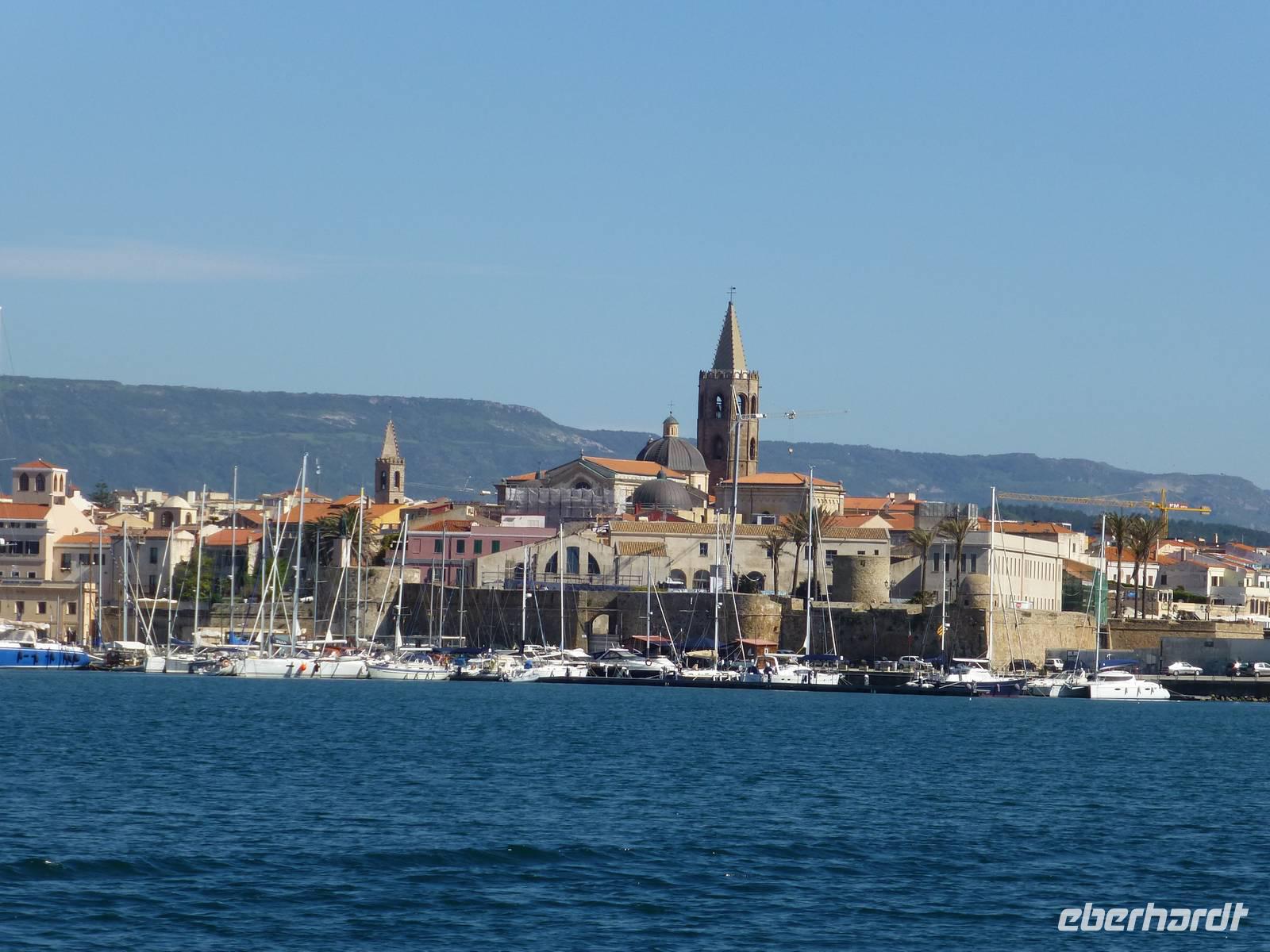 Blick auf Alghero