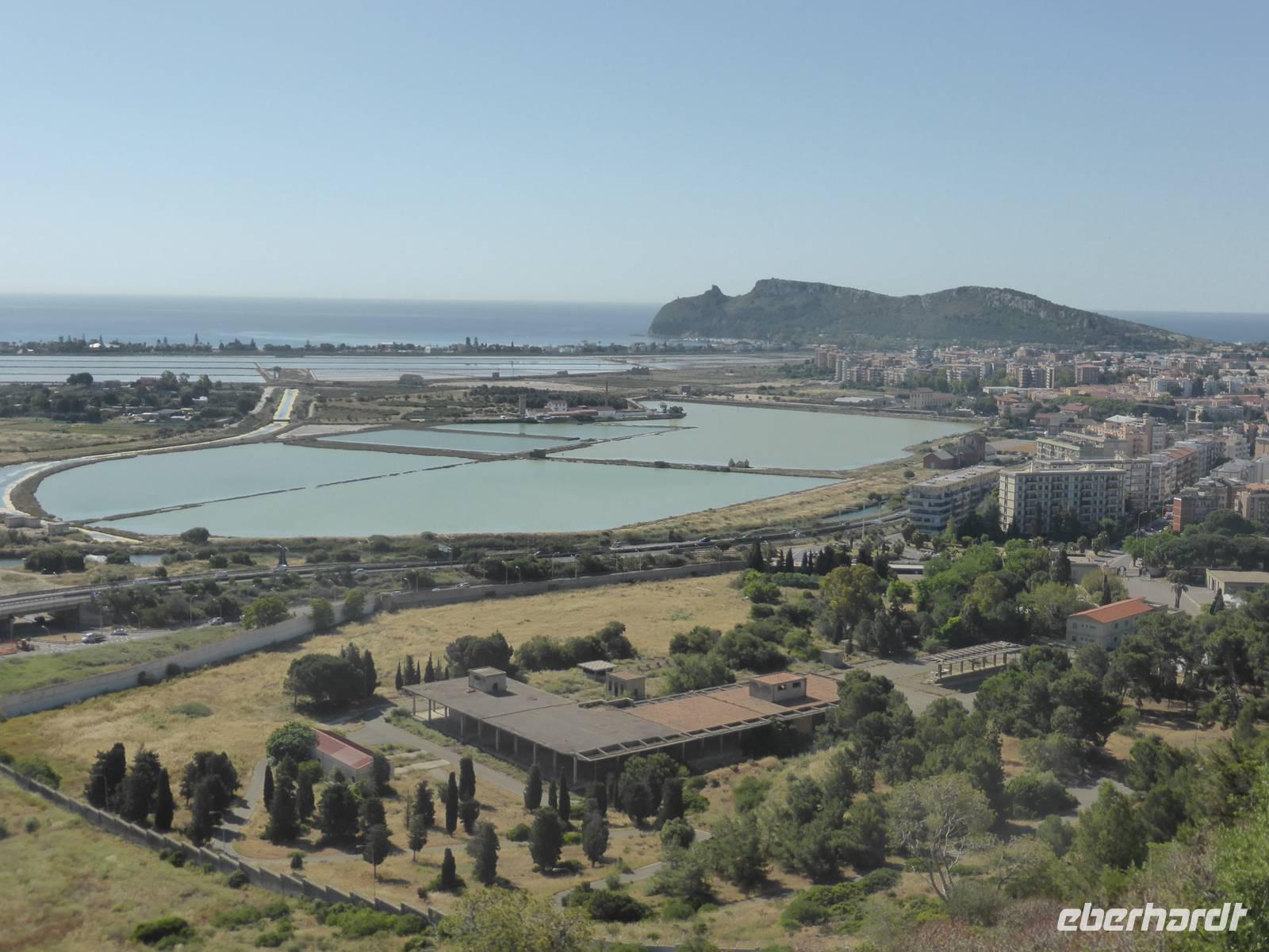Cagliari - Blick auf Lagune und Teufelssattel