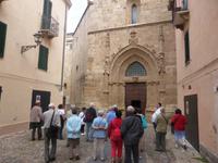 Alghero - vor dem Seitentor der Kathedrale