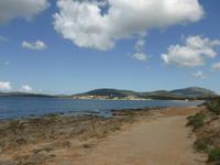 Alghero - Blick über Bucht nach Fertilia
