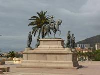 Ajaccio - Diamantplatz - Napoleon mit seinen Brüdern