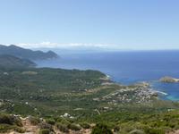 Landschaft am Cap Corse - Blick von der Mühle von Mattei