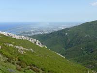 Blick von Col de Teghime an die Ostküste 