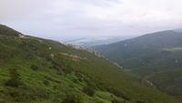 Col de Teghime (Blick zum Lagunensee Biguglia)