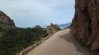 Fahrt in der Calanche...