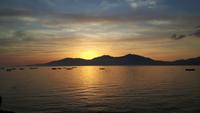 Sonnenuntergang über dem Golf von Ajaccio