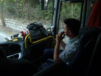 Stefano am Mikrofon.