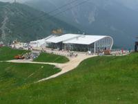 Die Bergstation unserer Seilbahn auf dem Monte Baldo.