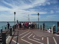 Schiffsanlegestelle nach Garda.