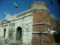 Befestigungsmauer in Verona.