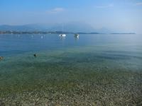Gardasee mit Isola Garda, unser Ziel