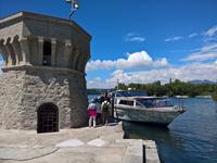 Rückfahrt von der Isola del Garda   -   wunderschön war's !