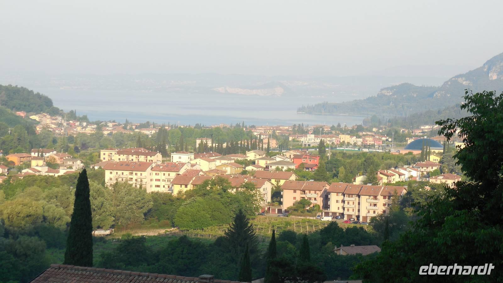 Garda Blick vom Hotel