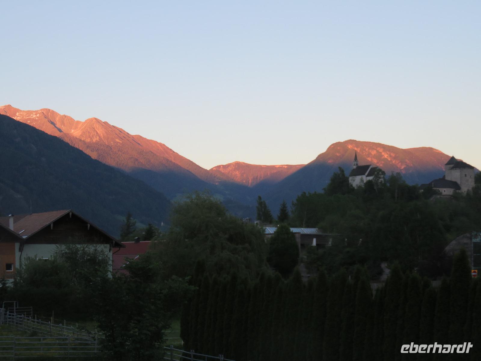 Alpenglühen in Sterzing