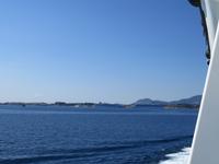 Einfahrt in Korfu-Stadt