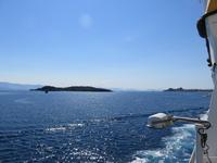 Einfahrt in Korfu-Stadt