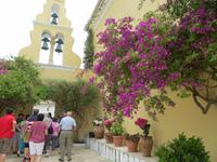 Im  Kloster von Paleokastritsa