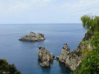 In der Bucht von Paleokastritsa