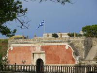Blick zur Festung von Korfu-Stadt