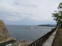 An der Festung von Korfu-Stadt