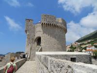 Spaziergang auf der Stadtmauer Dubrovniks