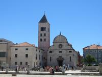 Blick zum Marienkloster in Zadar