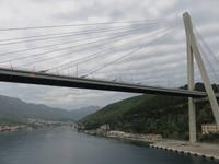 0290 Kreuzfahrt AIDAvita - Adria - Dubrovnik - Auslaufen - Brücke über den Ragusa-Fluss