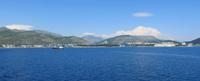 Ausfahrt mit der AIDAaura aus der Bucht von Dubrovnik