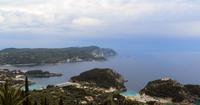 Blick auf die Bucht von Paleokastritsa