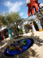 Tarotgarten von Niki de Saint Phalle und Team bei Capalbio, im Kaiser/Herrscher