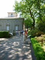 Garten Villa Lante in Bagnaia, Blick zum linken Casino von Kardinal Montalto