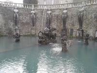 Villa Lante, Pegasusbrunnen mit 9 Musen