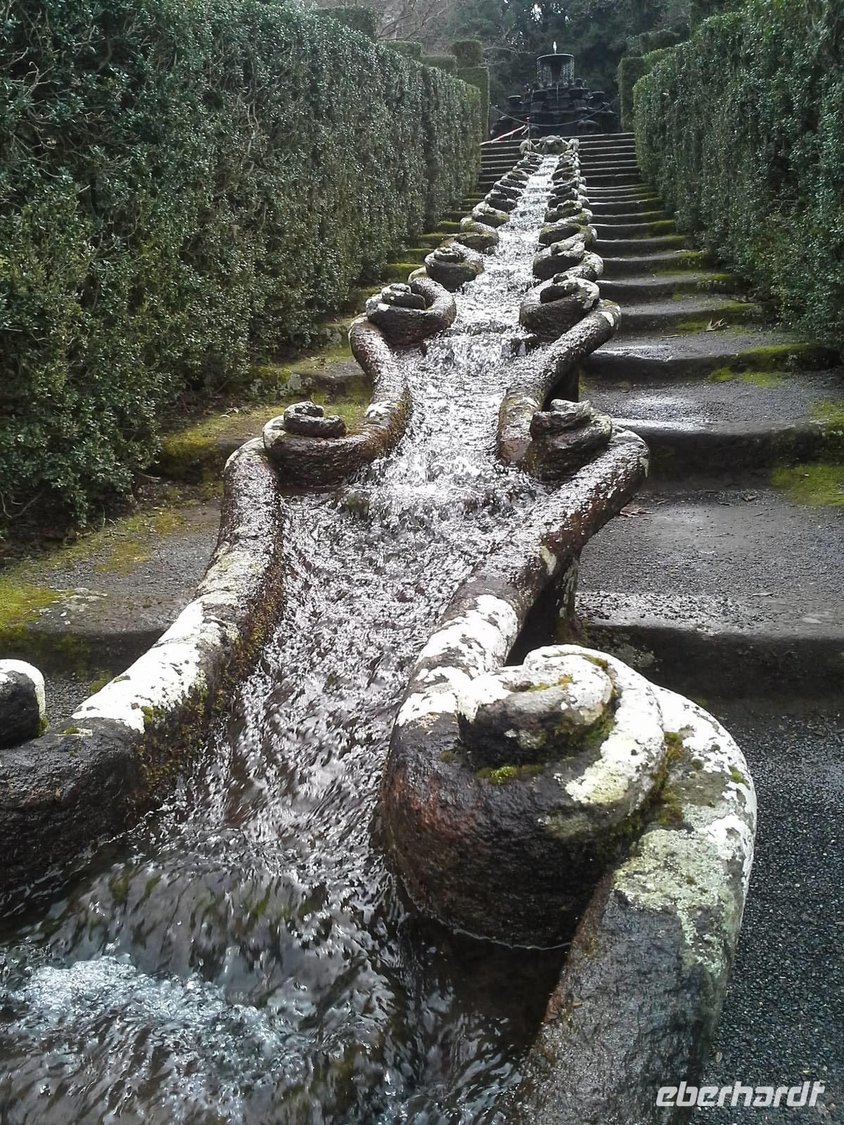 Villa Lante, Wasserkette