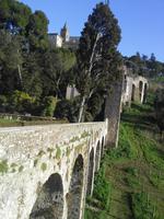 Villa d'Este, Tivoli, Stützmauer