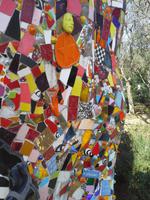 Tarotgarten von Niki de Saint Phalle und Team bei Capalbio, Mosaikdetail