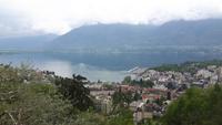 Locarno (Blick von der Wallfahrtskirche Madonna del Sasso auf Locarno)