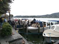 Orta Bootsfahrt zur Isola S. Giulio