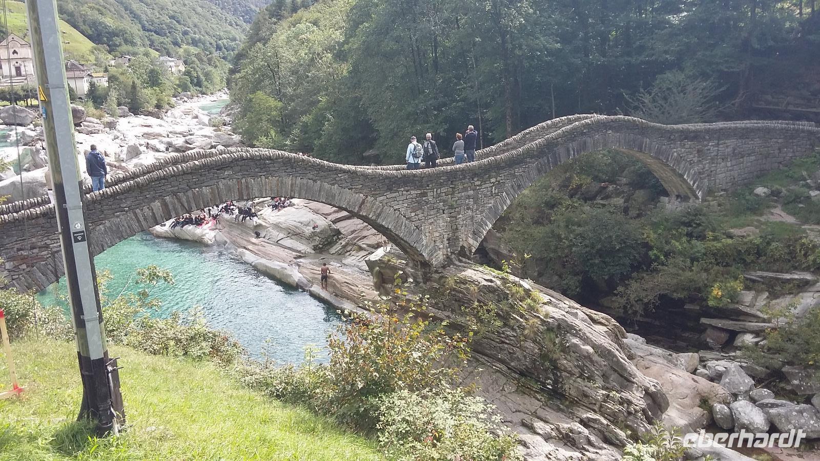 Verzascatal Römerbrücke in Lavertezzo